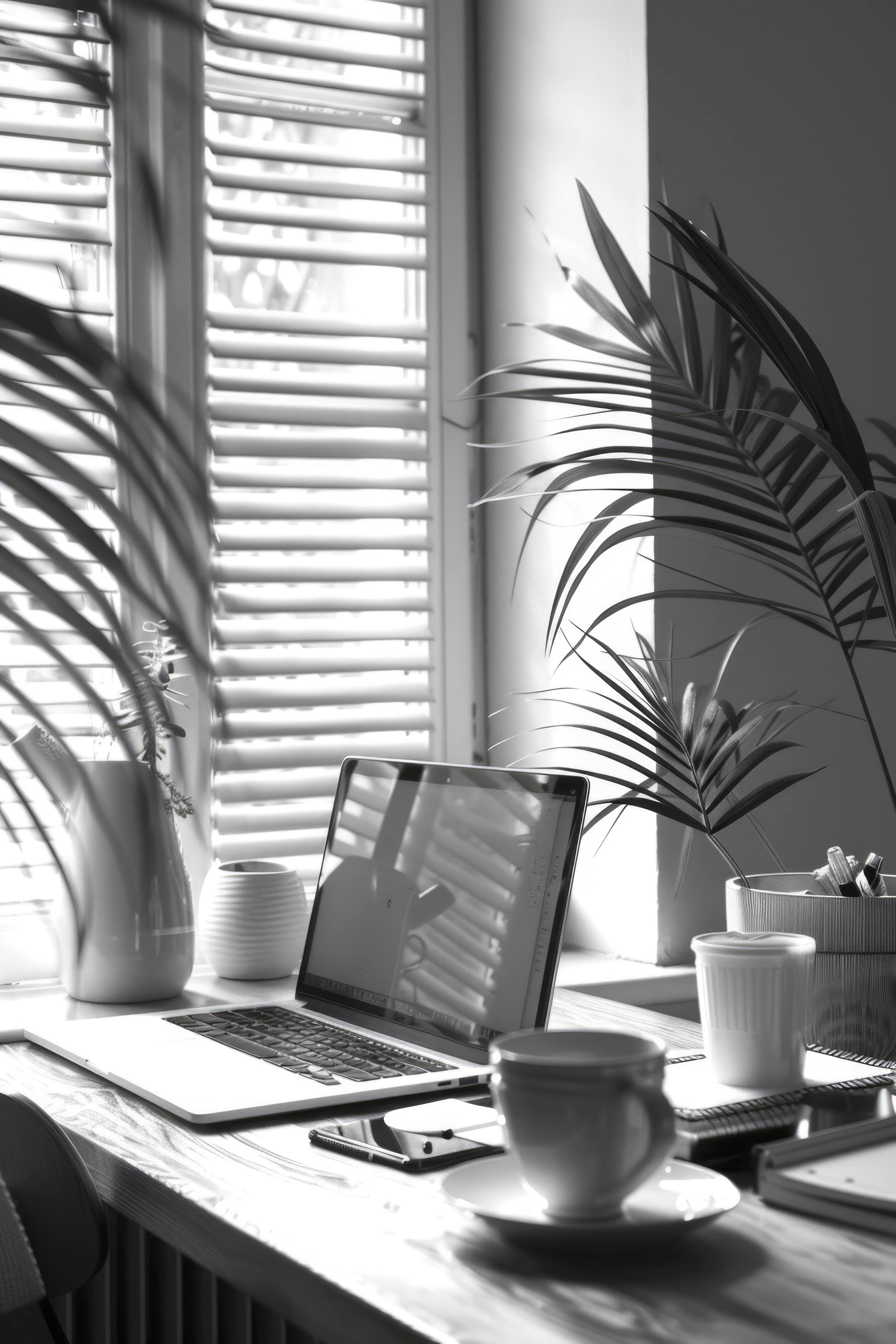 Minimalist workspace representing clarity and focus